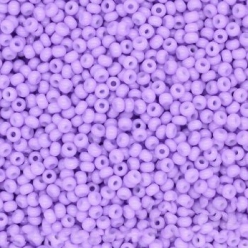 ROUND ROCAILLES 6/0 VIOLET OPAQUE 03123 - 50gr