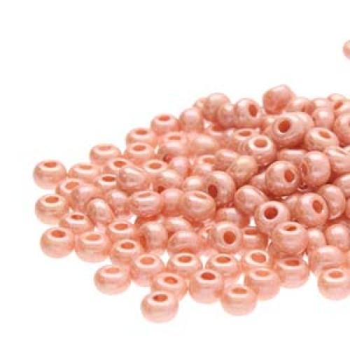 ROUND ROCAILLES  6/0 PINK OPAQUE LUSTER 07631 - 50gr