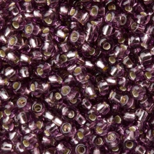 ROUND ROCAILLES  6/0 Light Amethyst  Silverline 27010- 50gr