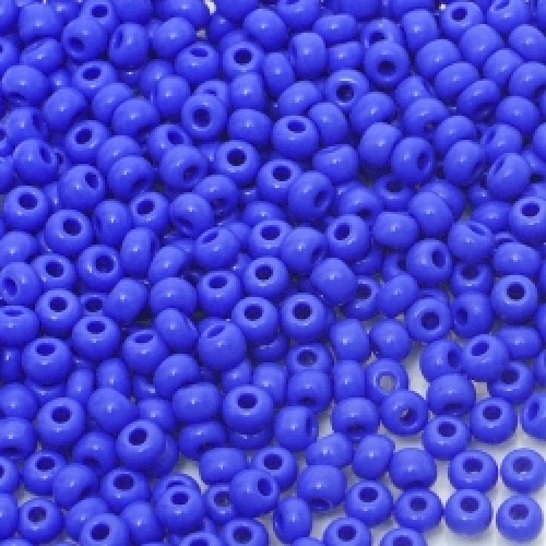 ROUND ROCAILLES  11/0 Opaque Blue 33040