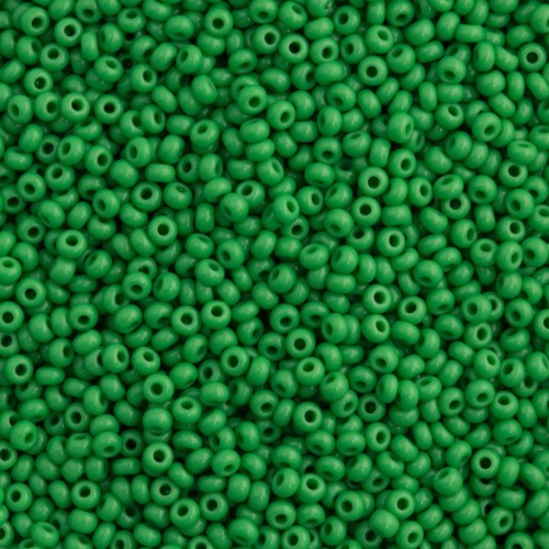 ROUND ROCAILLES 10/0 Opaque Green 53250 50 g