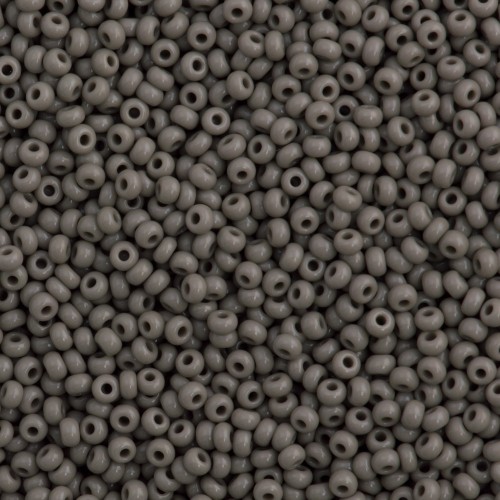 ROUND ROCAILLES  11/0 Opaque Grey 43020