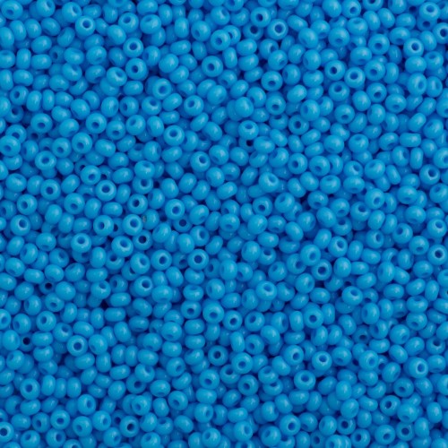 ROUND ROCAILLES  8/0 opaque blue 63020