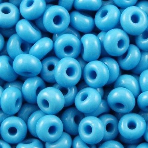 ROUND ROCAILLES 10/0 Opaque Blue 63050 -50gr