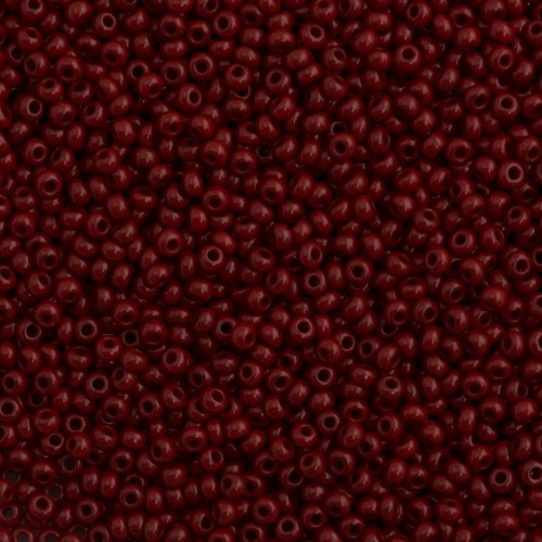 ROUND ROCAILLES  8/0 Opaque Bordeaux 93310