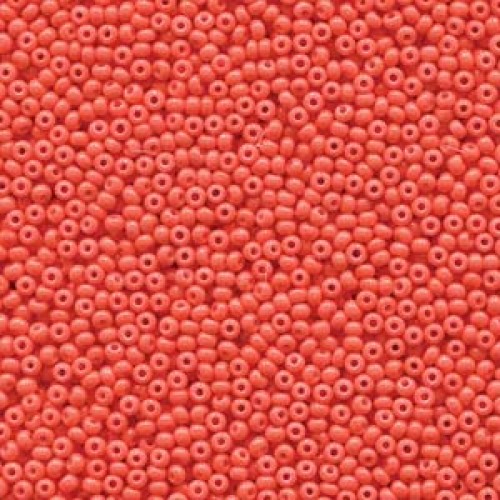 ROUND ROCAILLES  8/0 Pink Coral Opaque 09351