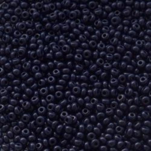 ROUND ROCAILLES  8/0 Opaque Dark Navy Blue 33080