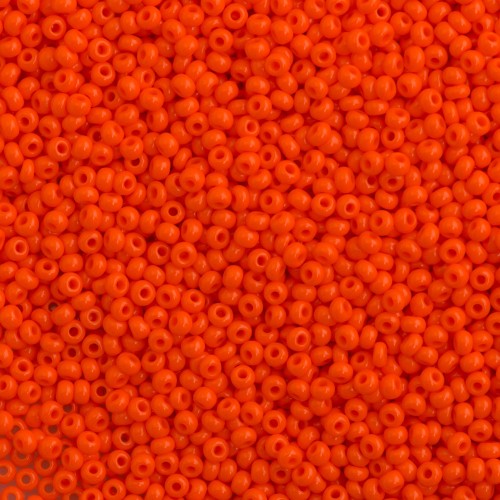 ROUND ROCAILLES  11/0 Opaque Orange 93140