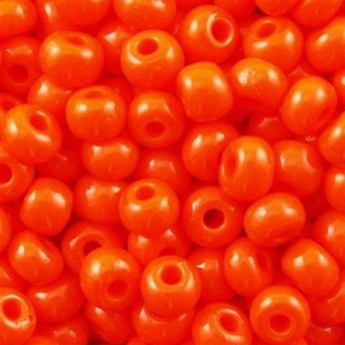 ROUND ROCAILLES  6/0 orange 93140- 50gr