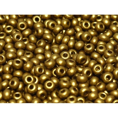 ROUND ROCAILLES  8/0 Olive Gold 01720