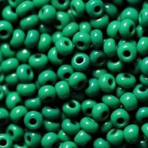 ROUND ROCAILLES  11/0 Opaque Green 53240- 50gr.