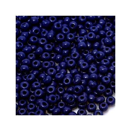 ROUND ROCAILLES  8/0- Opaque Dark Blue 33070