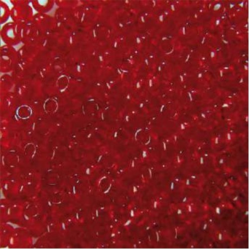 ROUND ROCAILLES  6/0 Red Transparent 90070- 50gr