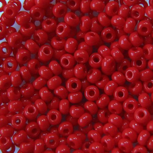 ROUND ROCAILLES  11/0 Opaque Red 93190