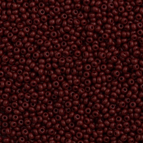 ROUND ROCAILLES  8/0 Opaque Bordeaux 93300