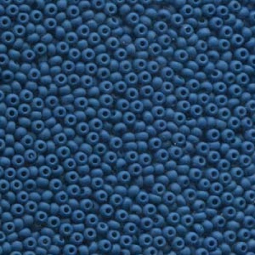 ROUND ROCAILLES  11/0 Opaque Blue Matted 33220M