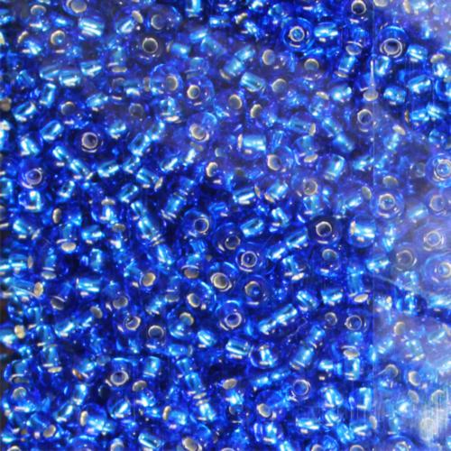 ROUND ROCAILLES  6/0 Blue Silverline 37050- 50gr