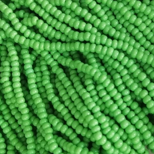 ROUND ROCAILLES  11/0 Opaque Green 53210- 50gr.