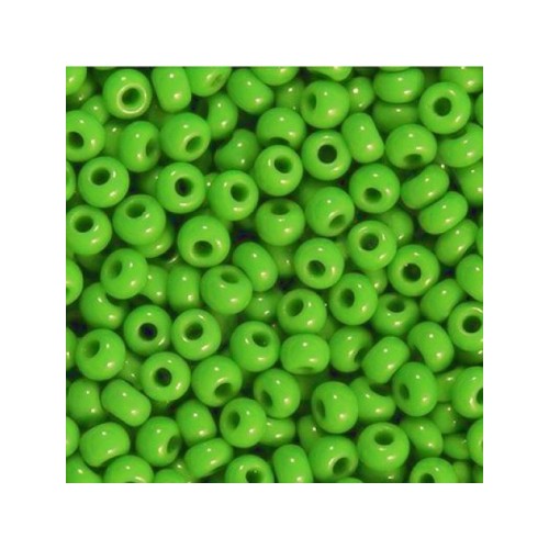 ROUND ROCAILLES  11/0 Opaque Green 53230- 50gr.