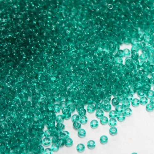 ROUND ROCAILLES  11/0 Emerald Transparent 60210 50 gr