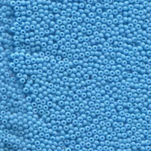 ROUND ROCAILLES  6/0 Opaque Blue Matted 63020M- 50gr