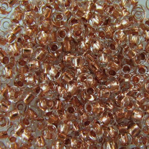 ROUND ROCAILLES Transparent Copperline 68105 - 11/0