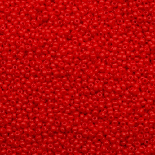 ROUND ROCAILLES  11/0 Opaque Red 93170