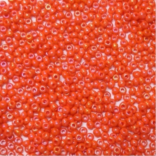 ROUND ROCAILLES  11/0 Opaque Orange Mat AB 94140M