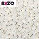 RIZO ® 2,5 X 6 MM WHITE OPAL MATTE