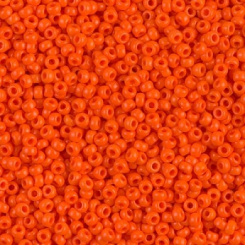 ROUND ROCAILLE 15/0 Opaque Orange 406