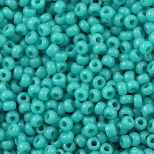 ROUND ROCAILLE 8/0 Opaque Turquoise 412