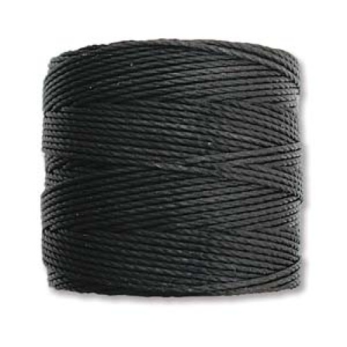 S-LON BEAD CORD TEX210 70m - BLACK (черен)