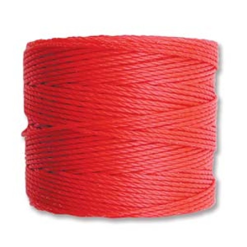 S-LON BEAD CORD TEX210 70m - BRIGHT CORAL