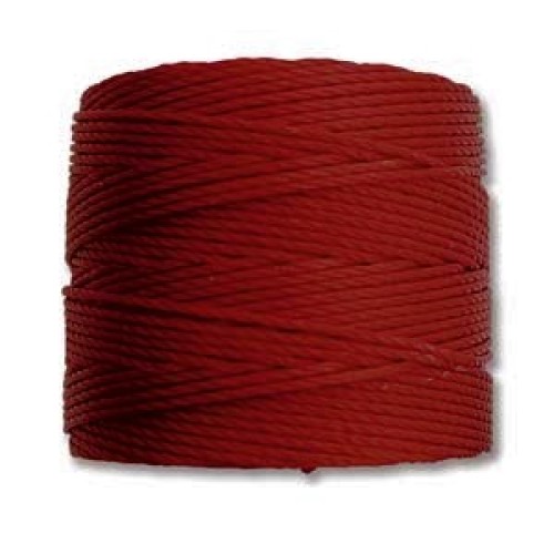 S-LON BEAD CORD TEX210 70m - DARK RED