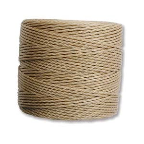 S-LON BEAD CORD TEX210 70m - LIGHT BROWN