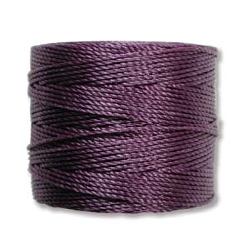 S-LON BEAD CORD TEX210 70m - MED PURPLE