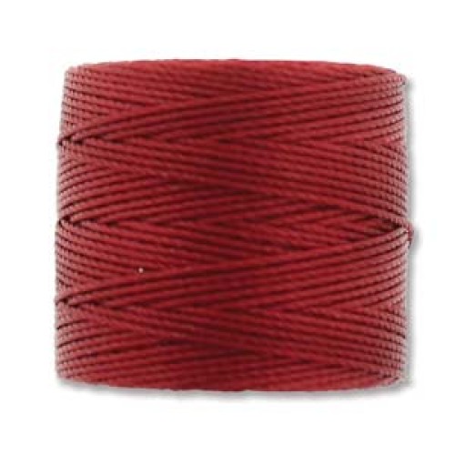 S-LON BEAD CORD TEX210 70m - RED-HOT