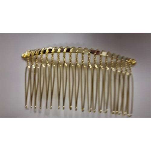 Hair Comb  Wire Gold Colour