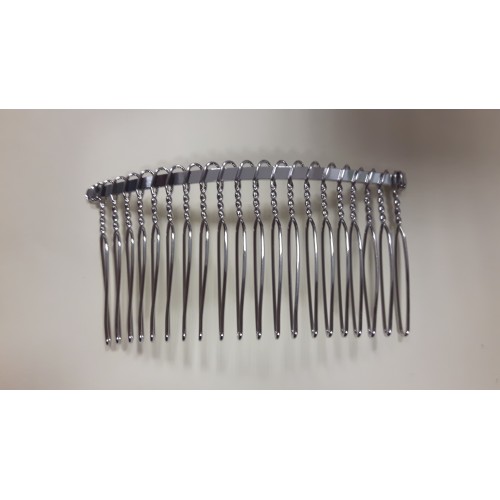 Hair Comb  Wire Silver Colour