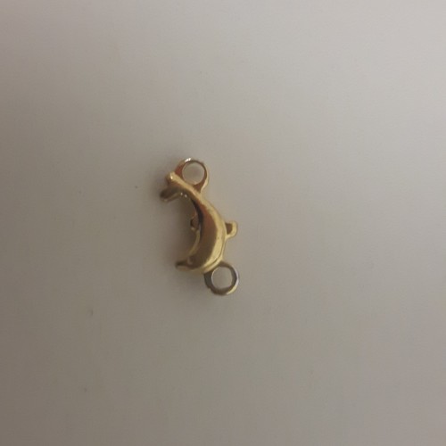 Dolphin connector 4/11 mm Stainless Steel - 316 L Gold Colour