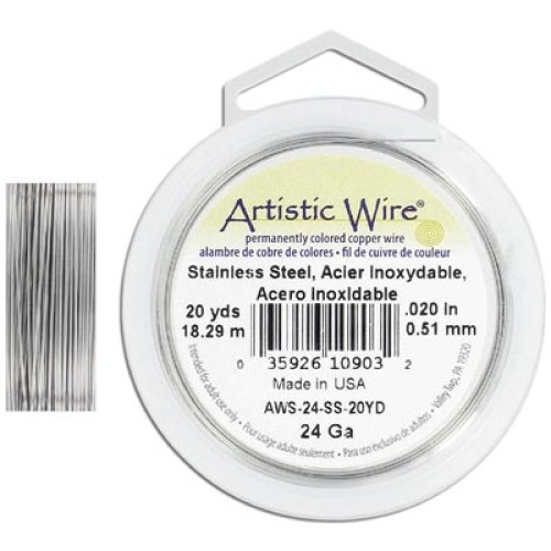 Stainless Steel 316L Wire 24 Ga 20yd