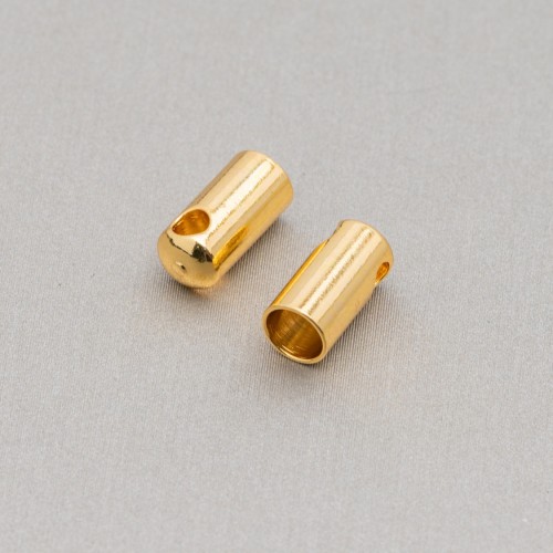 STAINLESS STEEL END CAP 3MM GOLD COLOUR