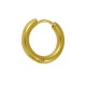 Earring Hoop Stainless Steel 16mm Gold Tone