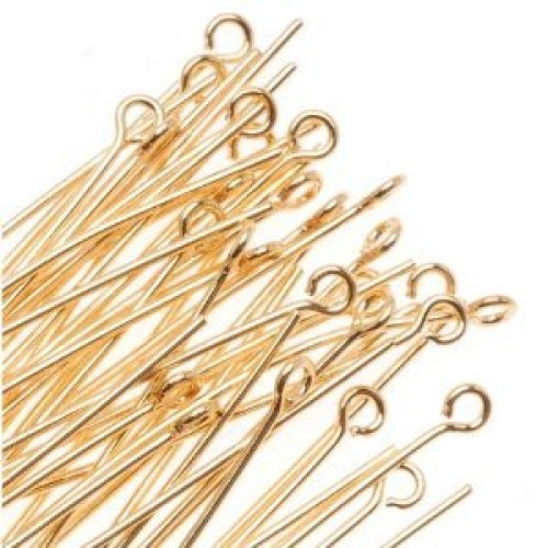 STAINLESS STEEL Eyepin 0.6X20mm Gold Colour