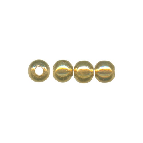 Stainless Steel Gold Colour Beads 8mm