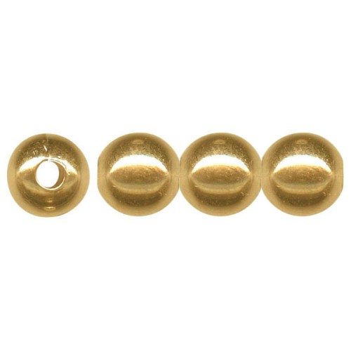 Stainless Steel Gold Colour Beads 8mm