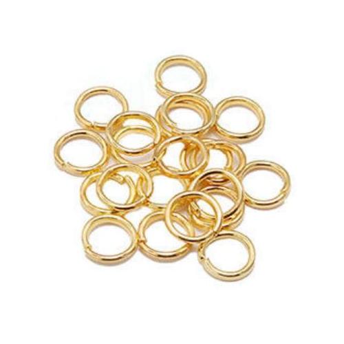 JUMP RINGS Stainless Steel Gold Colour 0,5Х3mm