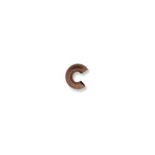 CRIMP COVER 4mm Copper Antique - 10 pcs