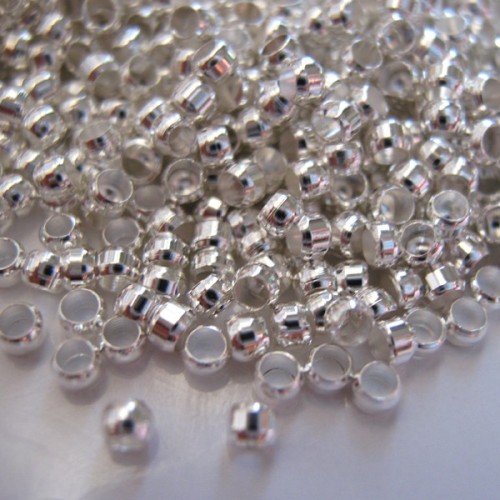 CRIMP BEAD 1.5mm Silver Plated 5g