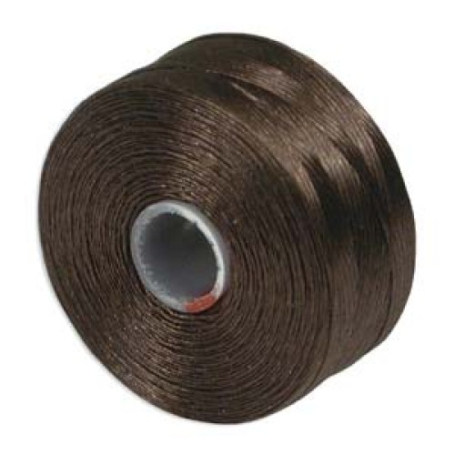 S-LON Nylon thread D- 71m- Brown